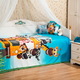 Плед детский на кровать Мадагаскар флисовый Home Sweet Home