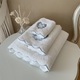 Махровое полотенце банное размер 100Х150 Home Sweet Home Heart