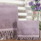 Фиолетовое полотенце для лица Home Sweet Home Tasshel