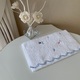 Полотенце для рук белое с вышивкой Flower Home Sweet Home