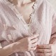 Женский домашний халат розовый Gul Guler Kelebek Powder
