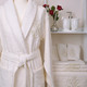 Женский банный халат ванильный Gul Guler Yeni Arma Kemik с вышивкой