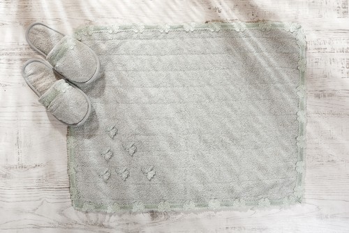 Полотенце коврик для ног Gul Guler Kelebek L.Creen