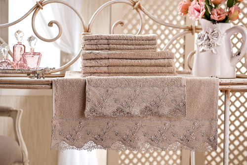 Набір рушників бежовий подарунковий